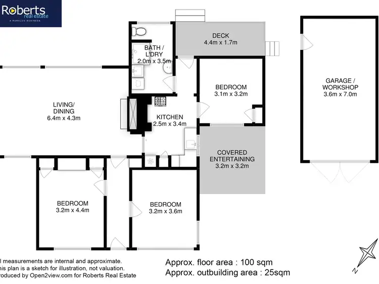 Floorplan of Homely house listing, 10 Ryans Road, Spring Beach TAS 7190