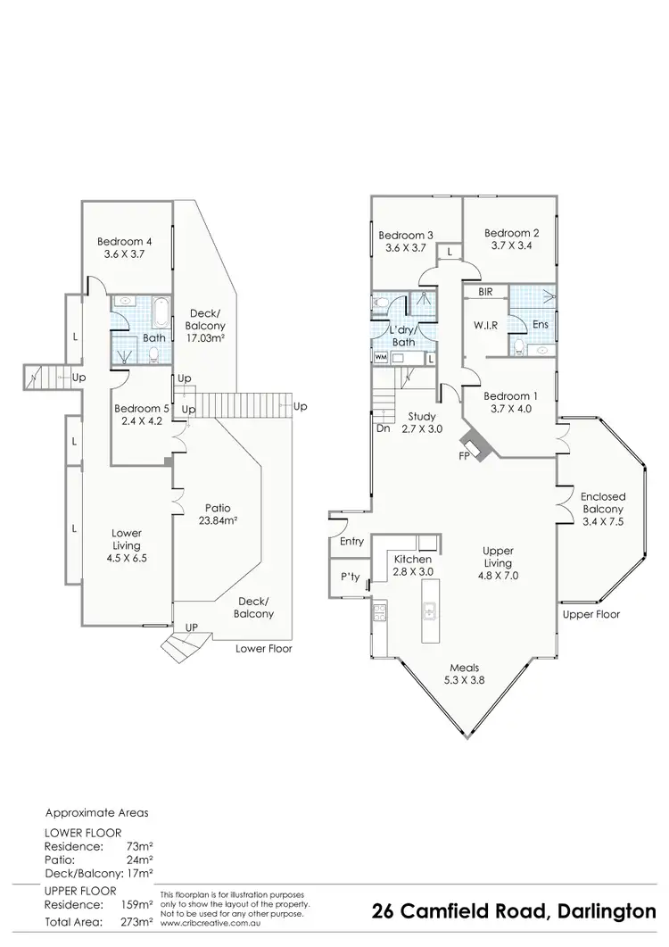 Floorplan of Homely house listing, 26 Camfield Road, Darlington WA 6070