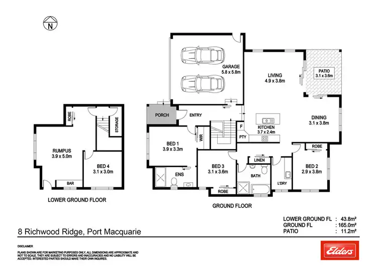 Floorplan of Homely house listing, 8 Richwood Ridge, Port Macquarie NSW 2444