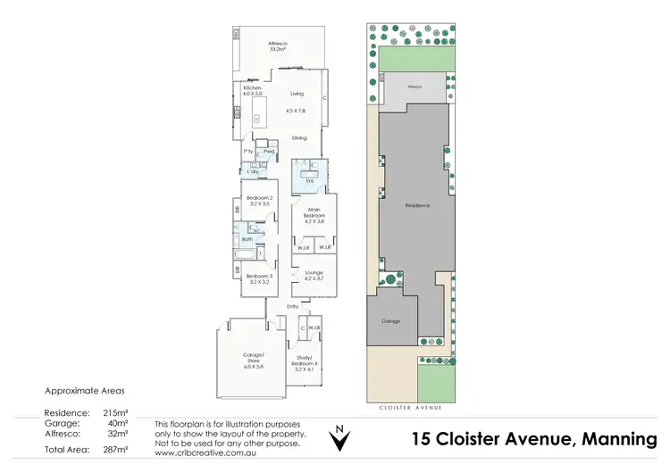 Floorplan of Homely house listing, 15 Cloister Avenue, Manning WA 6152