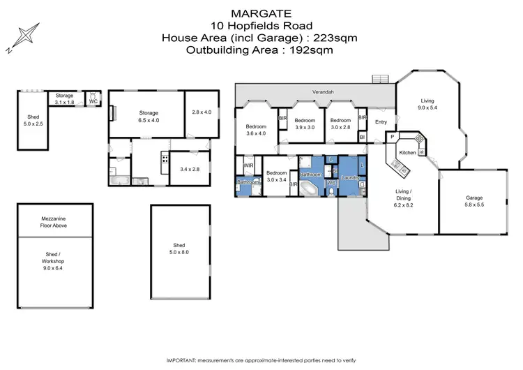 Floorplan of Homely house listing, 10 Hopfields Road, Margate TAS 7054