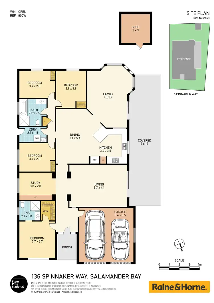 Floorplan of Homely house listing, 136 Spinnaker Way, Corlette NSW 2315
