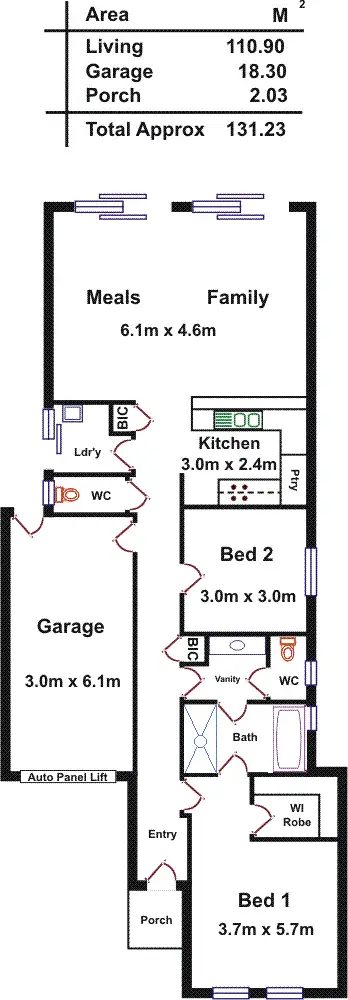 Floorplan of Homely unit listing, 3/119 Devonport Terrace, Prospect SA 5082