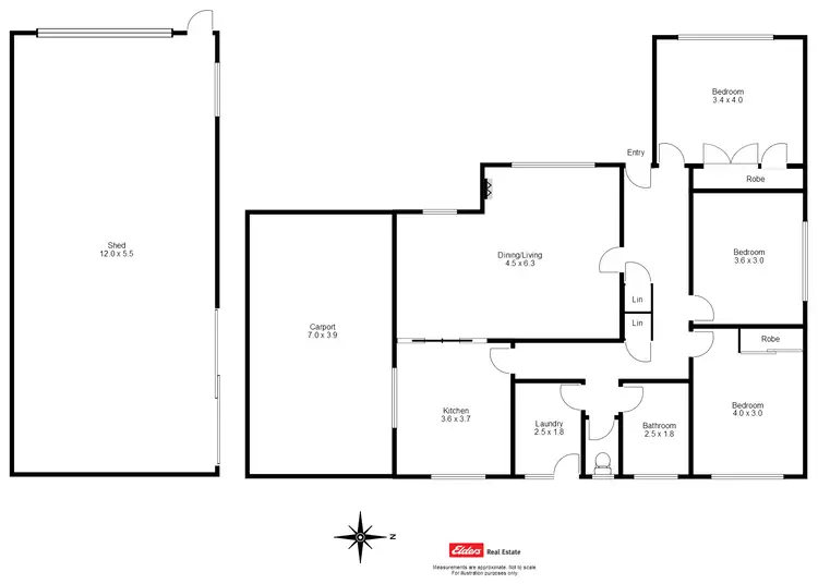 Floorplan of Homely house listing, 450 Alldis Avenue, Lavington NSW 2641