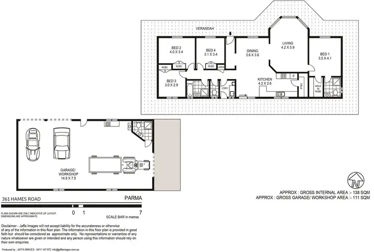 Floorplan of Homely house listing, 361 Hames Road, Nowra Hill NSW 2540