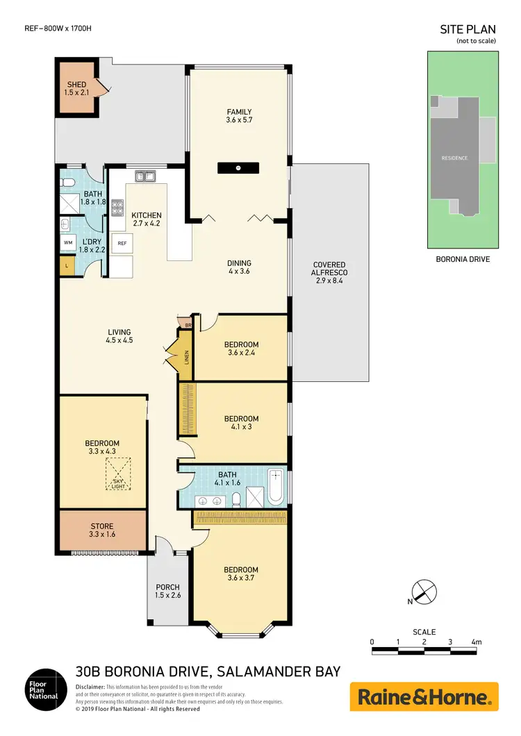 Floorplan of Homely semi-detached listing, 2/30 Boronia Drive, Salamander Bay NSW 2317