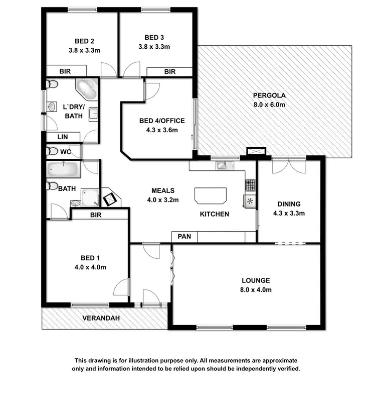 Floorplan of Homely rural property listing, 37 THOMPSONS ROAD, Naracoorte SA 5271