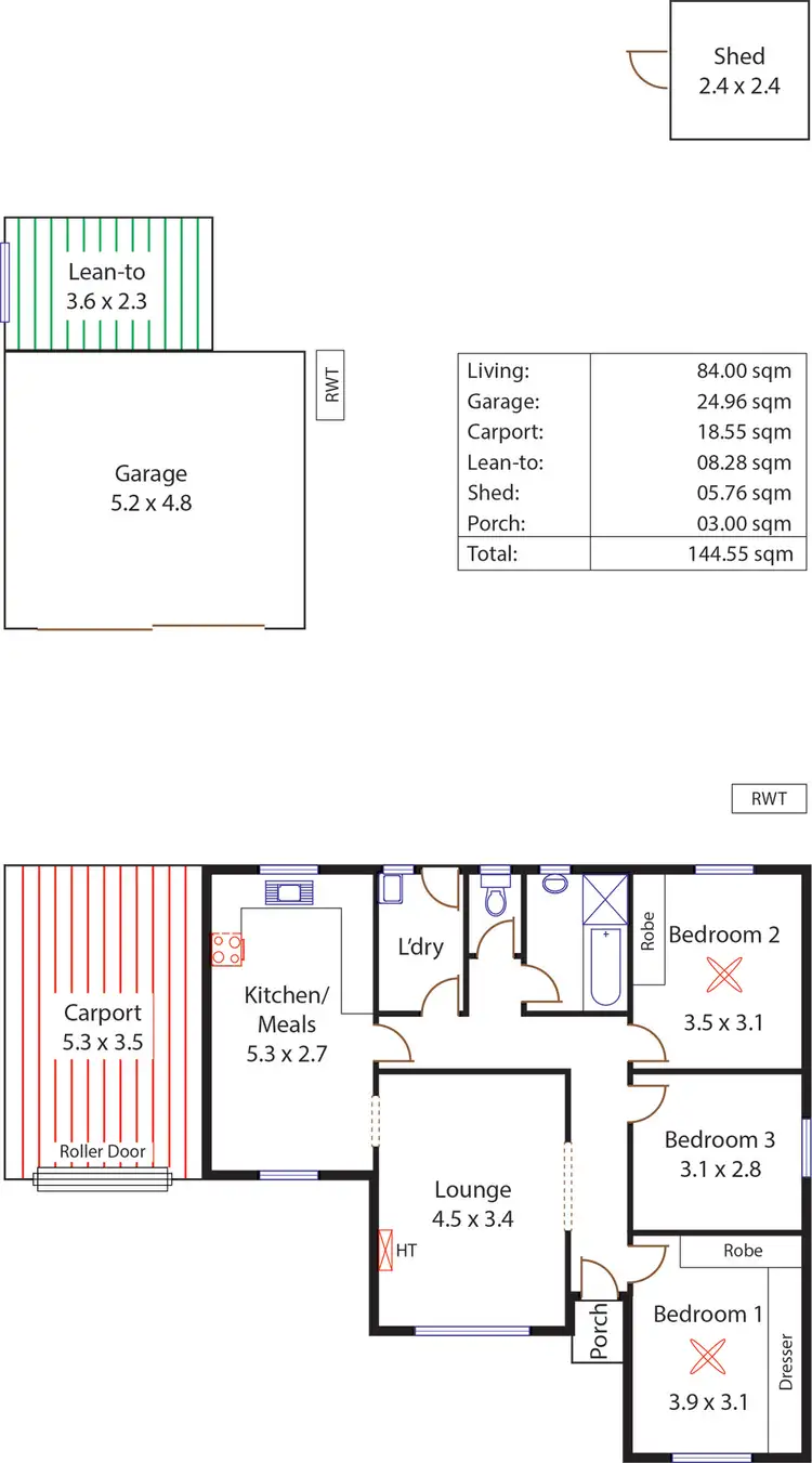 Floorplan of Homely house listing, 13 Edith Rd, Salisbury North SA 5108