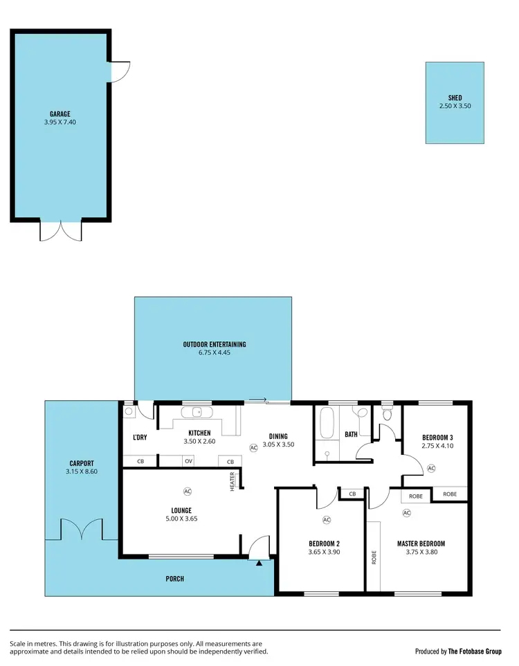 Floorplan of Homely house listing, 16 Angel Ave, Seaford SA 5169
