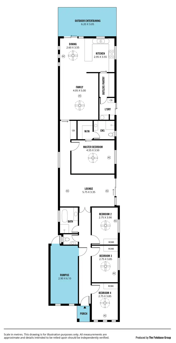 Floorplan of Homely house listing, 16 Gordon Street, Aldinga Beach SA 5173