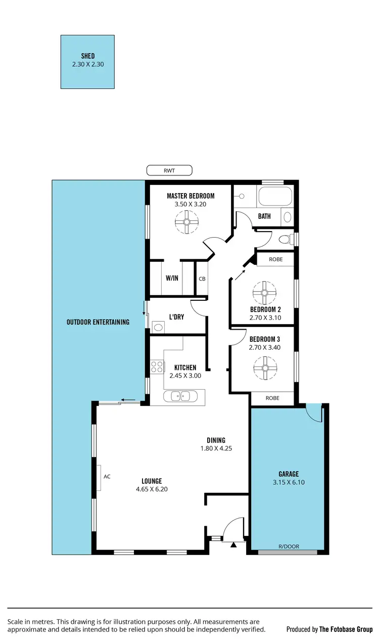 Floorplan of Homely house listing, 42 Perry Road, Huntfield Heights SA 5163