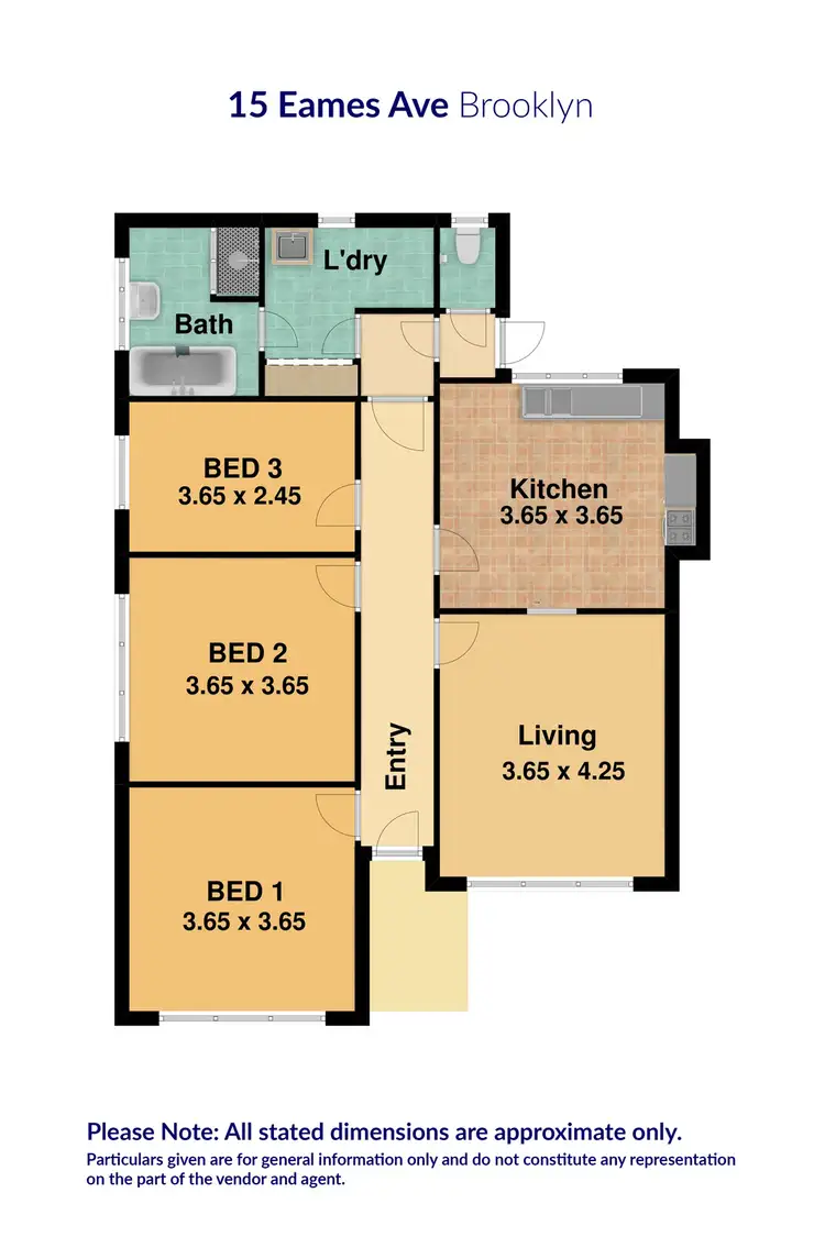 Floorplan of Homely house listing, 15 Eames Avenue, Brooklyn VIC 3012