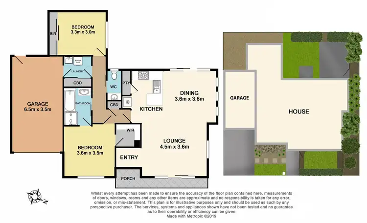 Floorplan of Homely townhouse listing, 1/2 Bridges Avenue, Edithvale VIC 3196