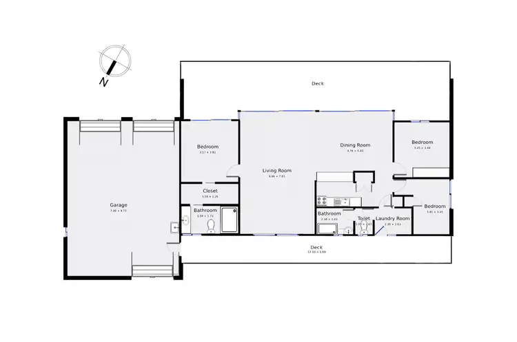 Floorplan of Homely rural property listing, 602 Goulburn Valley Highway, Thornton VIC 3712
