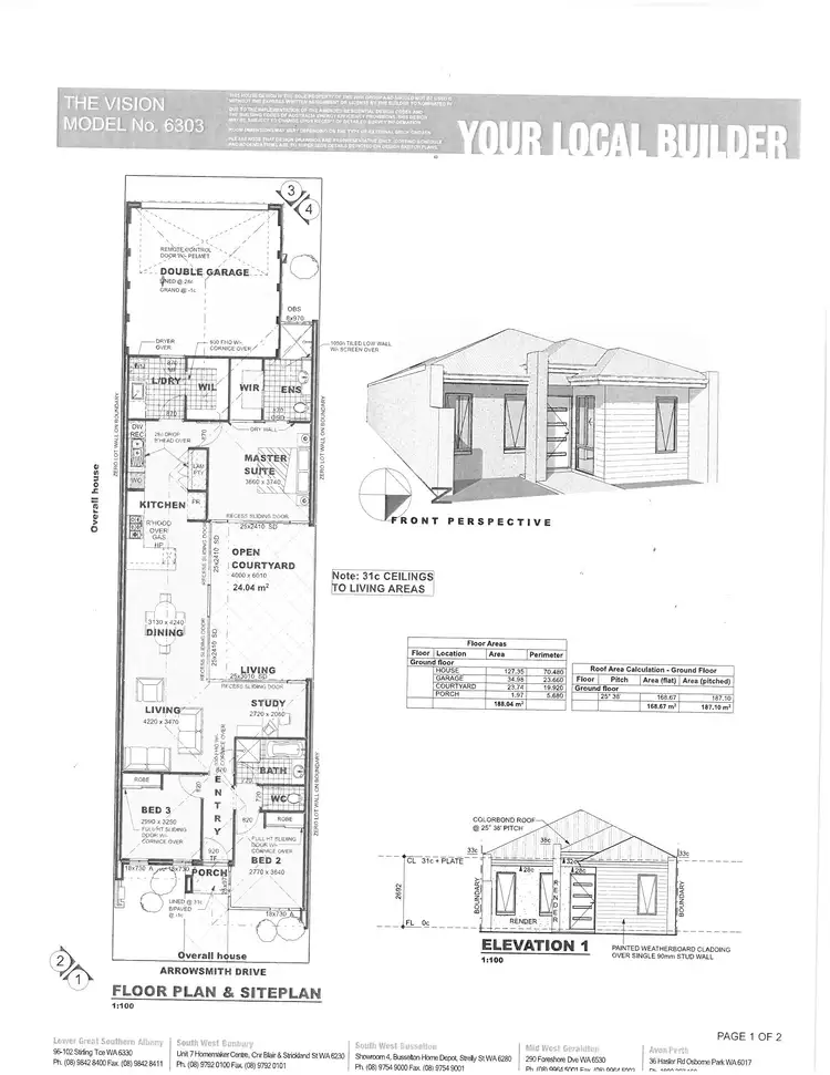 Floorplan of Homely house listing, 16 ARROWSMITH DRIVE, Dalyellup WA 6230