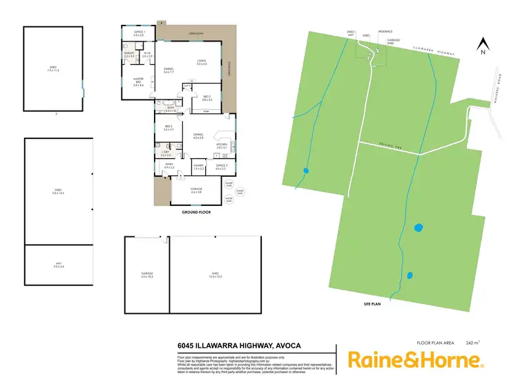 Floorplan of Homely rural property listing, 6045 Illawarra Highway, Avoca NSW 2577