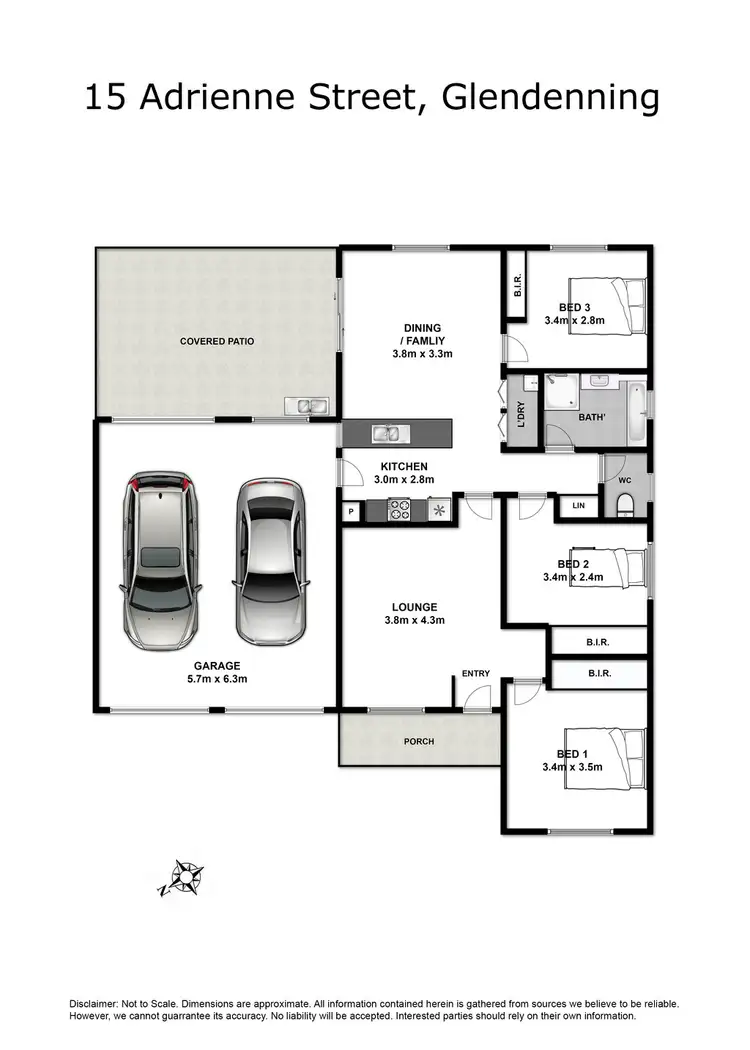 Floorplan of Homely house listing, 15 Adrienne Street, Glendenning NSW 2761