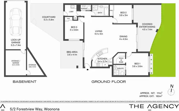 Floorplan of Homely townhouse listing, 5/2 Forestview Way, Woonona NSW 2517