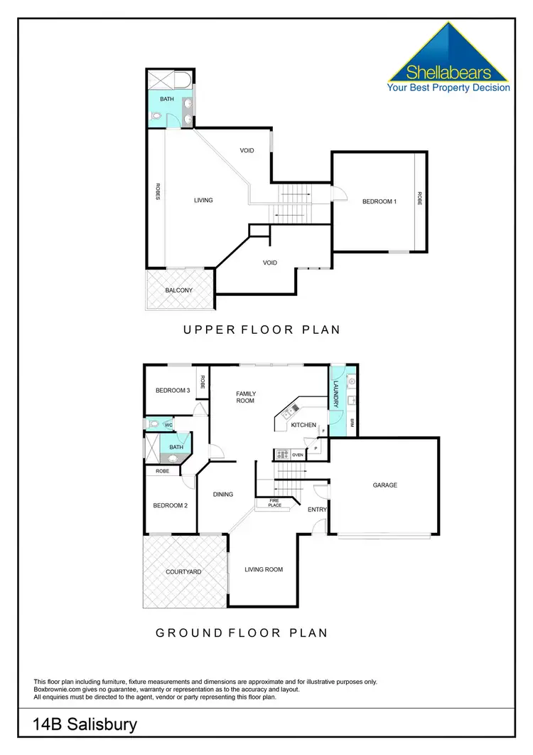 Floorplan of Homely house listing, 14B Salisbury Street, Cottesloe WA 6011