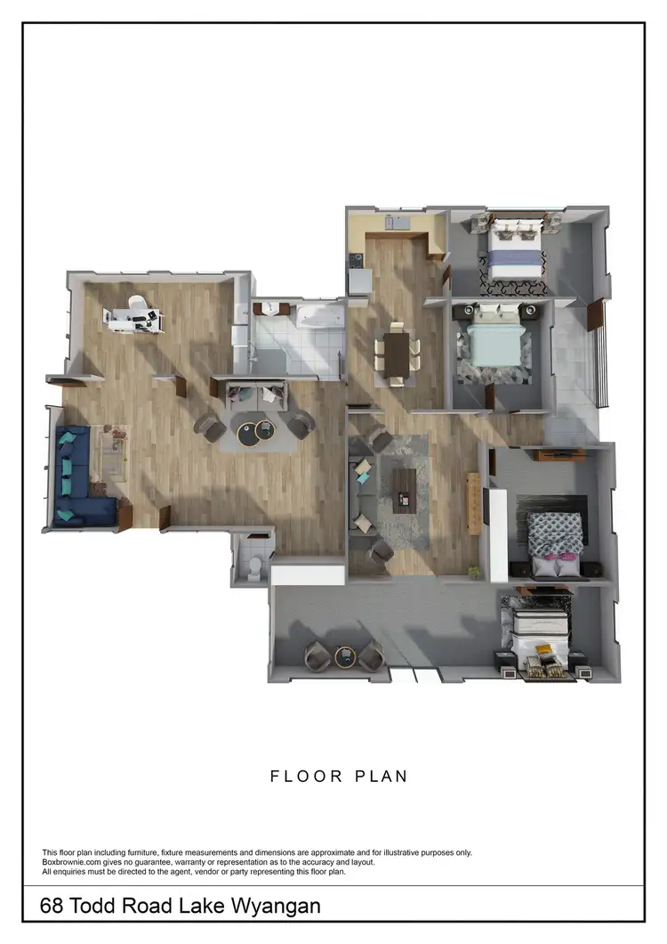 Floorplan of Homely house listing, 68 Todd Road, Lake Wyangan NSW 2680