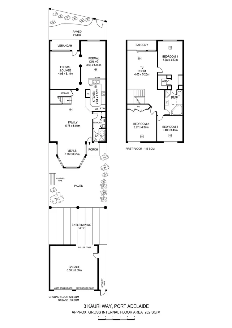 Floorplan of Homely house listing, 3 Kauri Way, Port Adelaide SA 5015