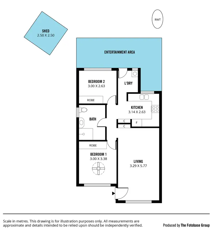 Floorplan of Homely unit listing, 5/1 Douglas Avenue, Reynella SA 5161