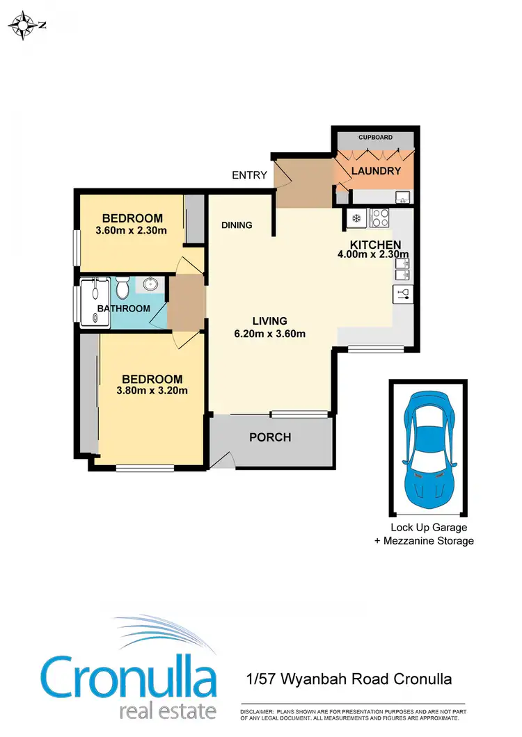 Floorplan of Homely apartment listing, 1/57-63 Wyanbah Rd, Cronulla NSW 2230