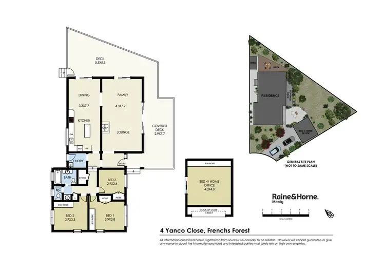 Floorplan of Homely house listing, 4 Yanco Close, Frenchs Forest NSW 2086