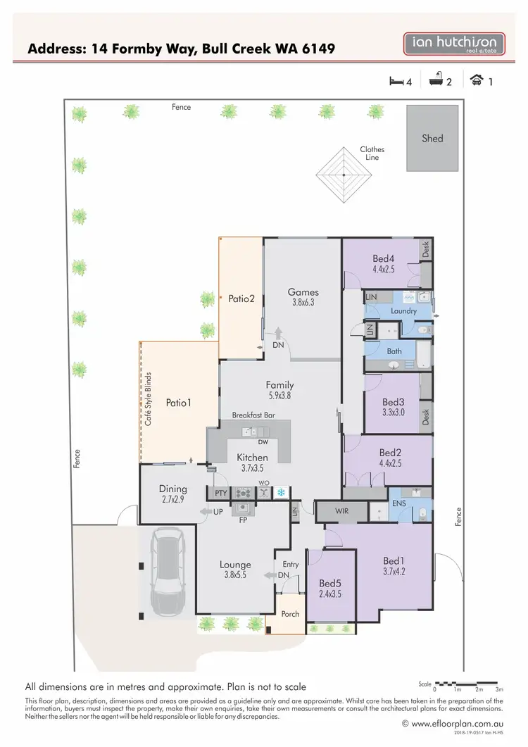 Floorplan of Homely house listing, 14 Formby Way, Bull Creek WA 6149