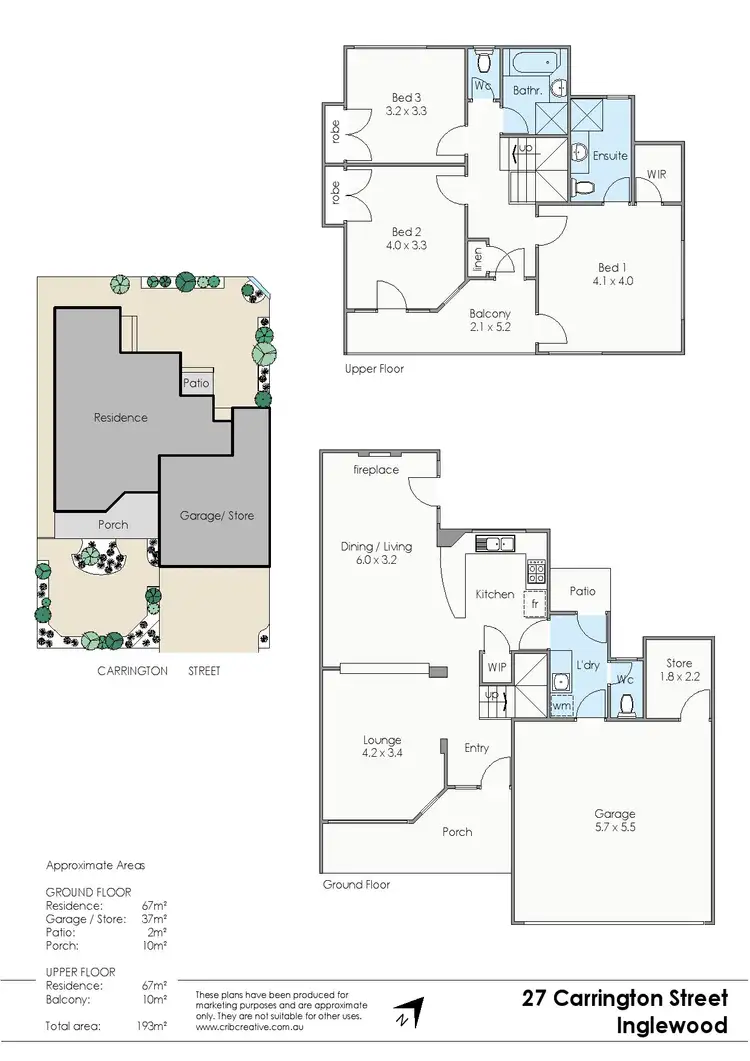 Floorplan of Homely house listing, 27 Carrington Street, Inglewood WA 6052