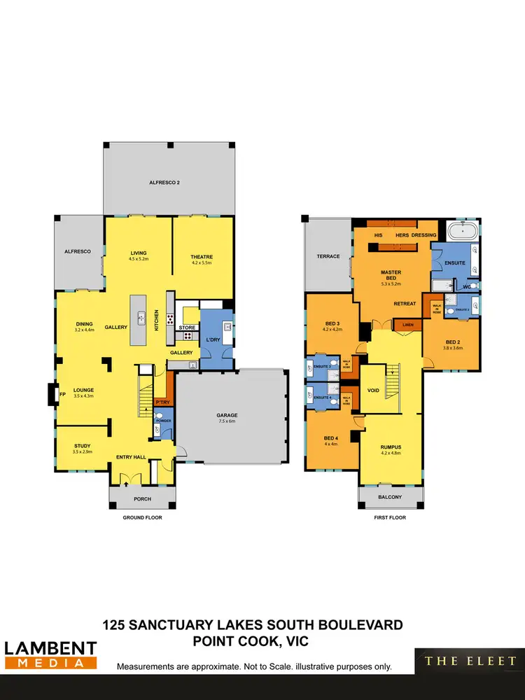 Floorplan of Homely house listing, 125 Sanctuary Lakes South Boulevard, Sanctuary Lakes VIC 3030