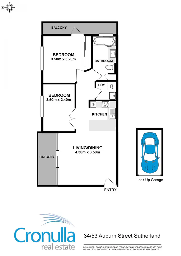 Floorplan of Homely apartment listing, 34/53 Auburn Street, Sutherland NSW 2232