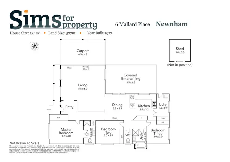 Floorplan of Homely house listing, 6 Mallard Place, Newnham TAS 7248
