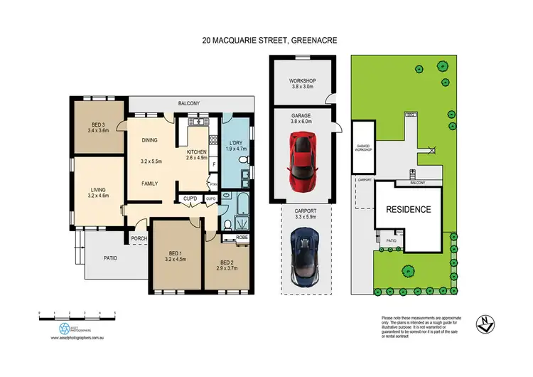 Floorplan of Homely house listing, 20 Macquarie Street, Greenacre NSW 2190