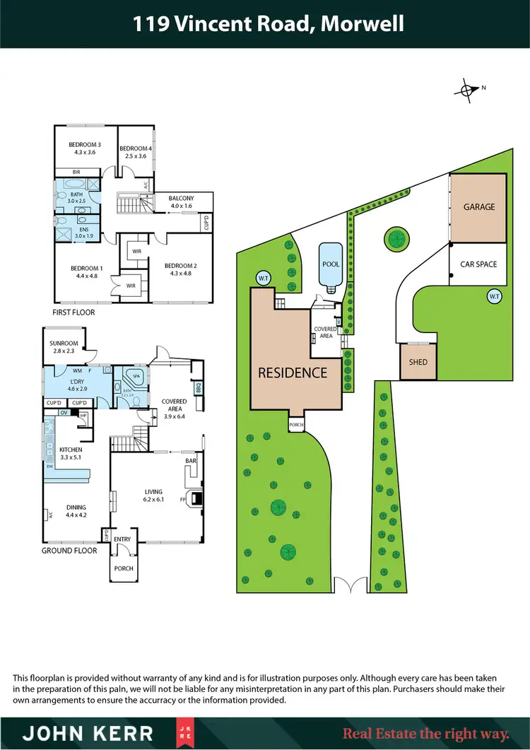 Floorplan of Homely house listing, 119 Vincent Road, Morwell VIC 3840