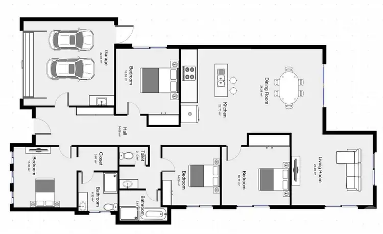 Floorplan of Homely house listing, 7 Harvard Court, Mildura VIC 3500