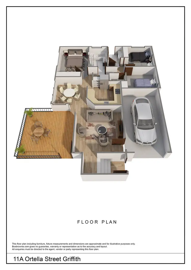 Floorplan of Homely house listing, 11A Ortella Street, Griffith NSW 2680