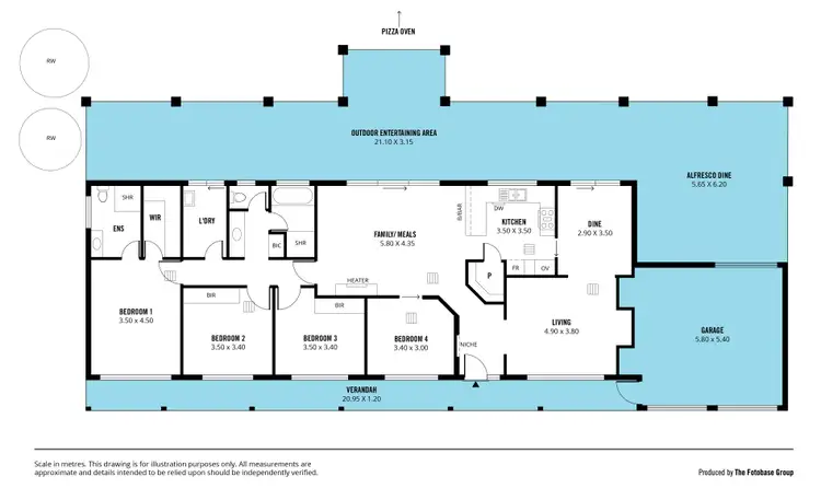 Floorplan of Homely house listing, 42 Lockaba Drive, Willyaroo SA 5255
