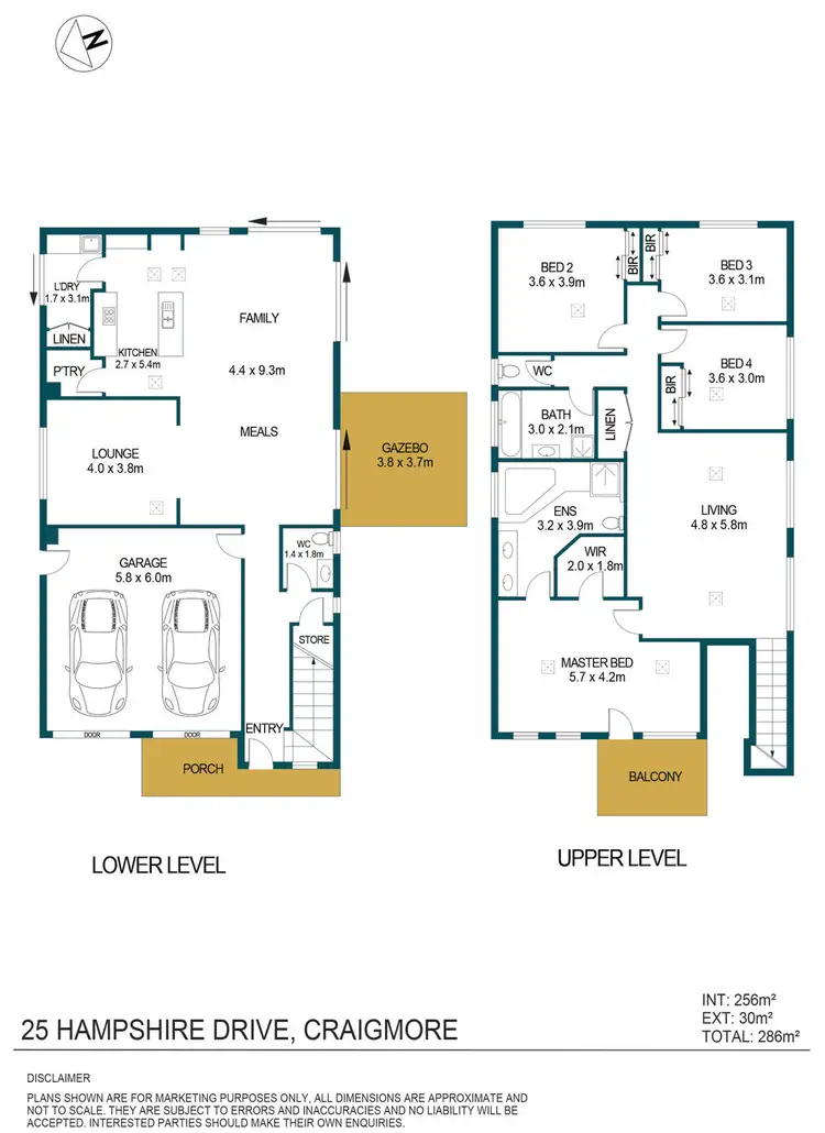 Floorplan of Homely house listing, 25 Hampshire Drive, Craigmore SA 5114