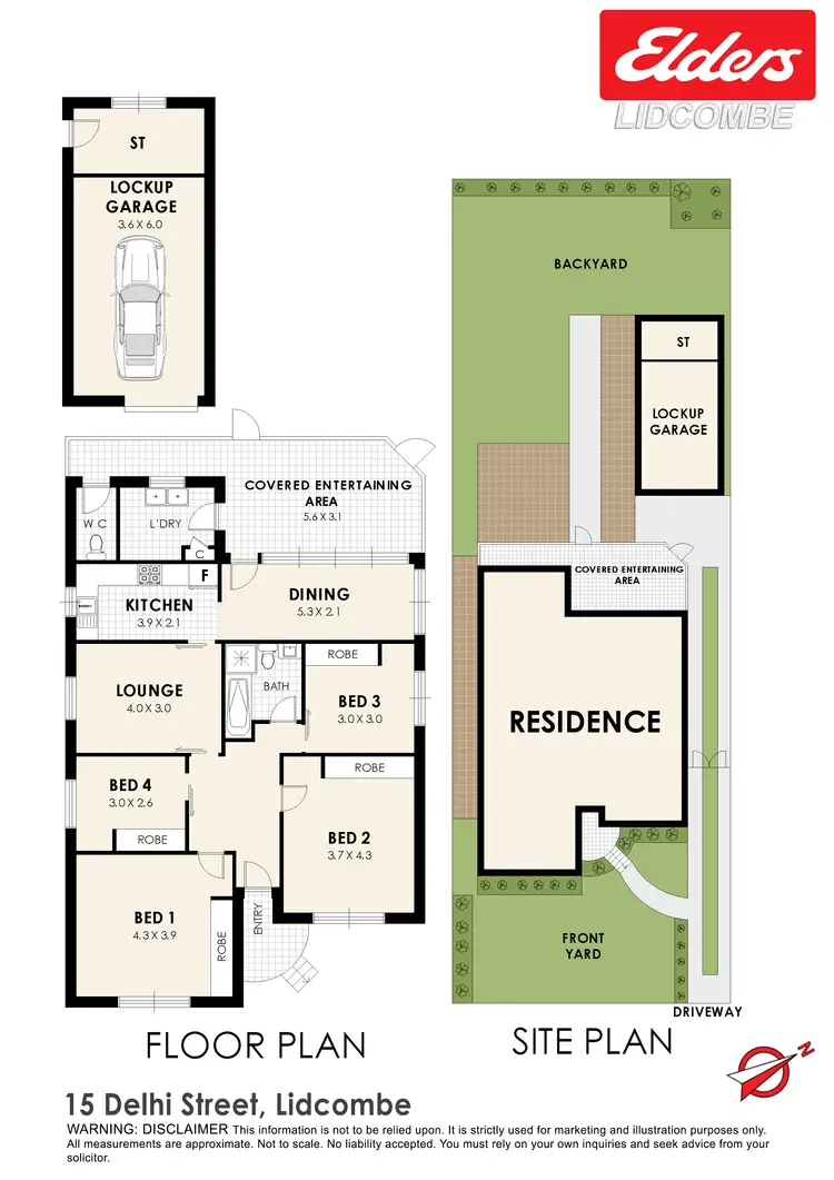 Floorplan of Homely house listing, 15 DELHI STREET, Lidcombe NSW 2141
