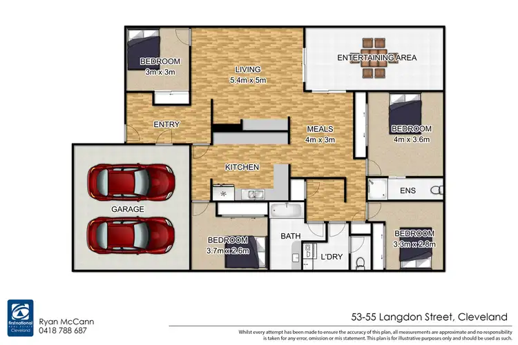 Floorplan of Homely house listing, 53-55 Langdon Street, Cleveland QLD 4163