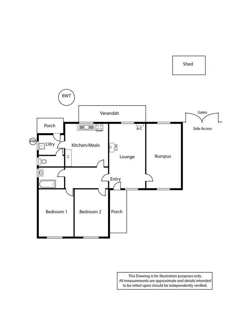 Floorplan of Homely house listing, 3 Russell Avenue, Port Augusta SA 5700
