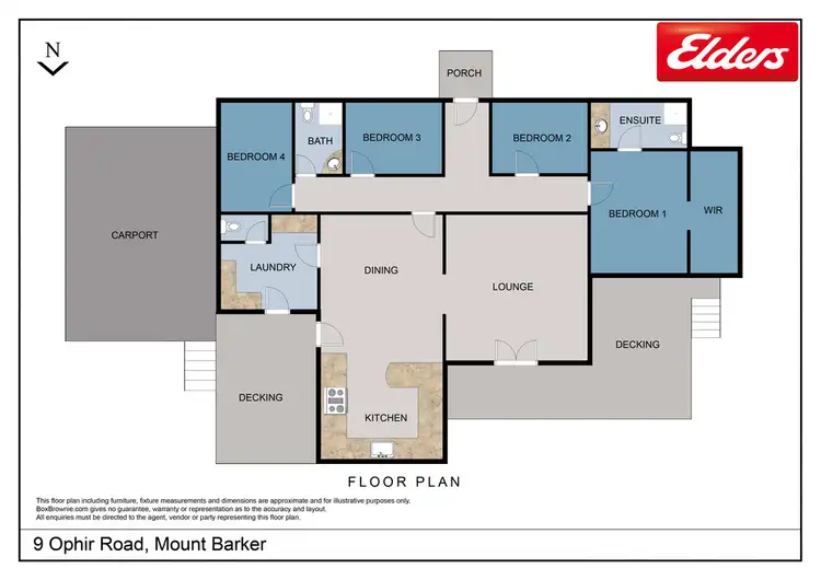 Floorplan of Homely rural property listing, 9 Ophir Road, Mount Barker WA 6324