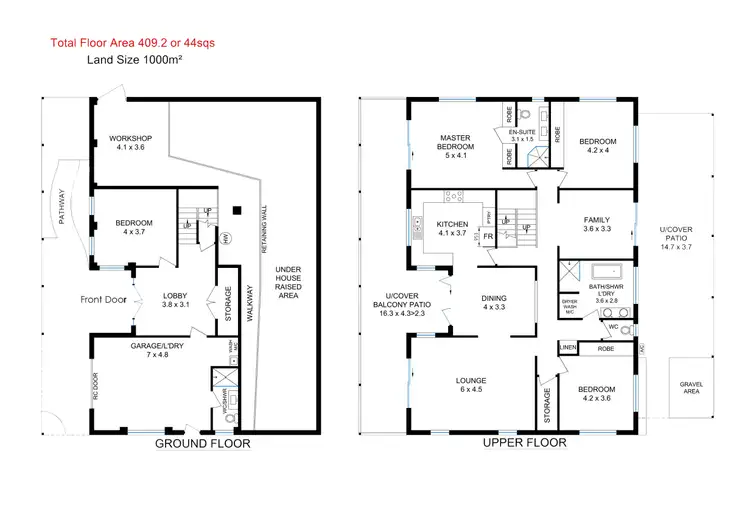 Floorplan of Homely house listing, 12 Carey Parade, Tamborine Mountain QLD 4272