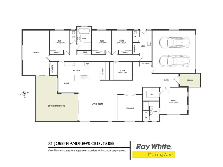 Floorplan of Homely house listing, 31 Joseph Andrews Crescent, Taree NSW 2430
