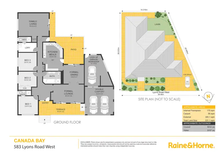Floorplan of Homely house listing, 583 Lyons Road West, Canada Bay NSW 2046