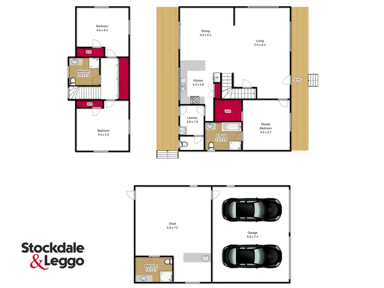 Floorplan of Homely house listing, 53-55 Main Street, Glengarry VIC 3854