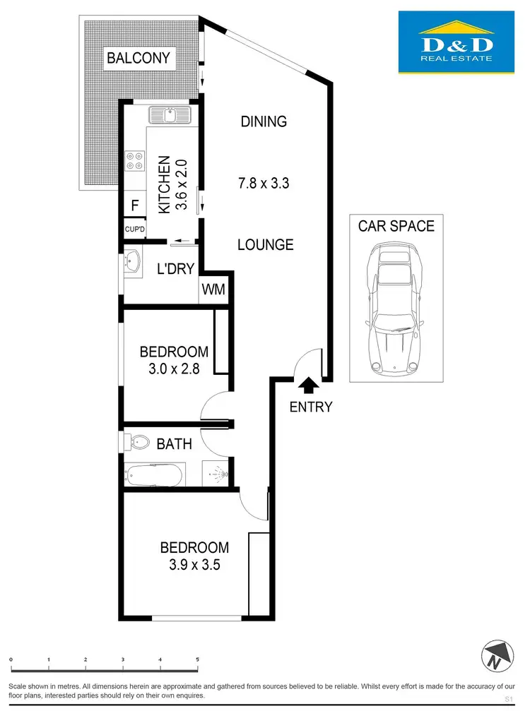 Floorplan of Homely unit listing, 24 Pennant Hills Road, North Parramatta NSW 2151