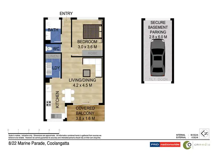 Floorplan of Homely apartment listing, 8/22 Marine Pde, Coolangatta QLD 4225
