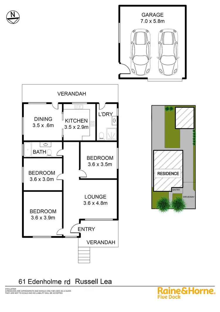 Floorplan of Homely house listing, 61 Edenholme Road, Russell Lea NSW 2046